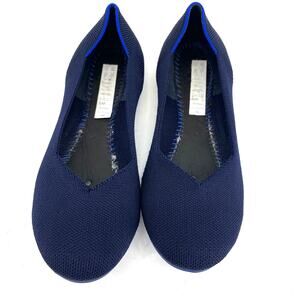 Rothy's Women's 9 Navy Blue The Flat Round Toe Pumps